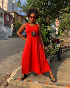 Vestido Longo sem Manga - comprar online
