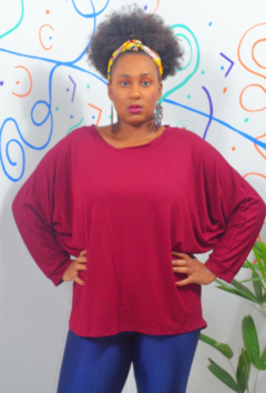 Blusa Morcego Manga Longa - loja online