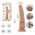 DILDO REALISTA CON VENTOSA PIEL DESLIZABLE Y DISEÑO VERTEBRADO 25 X 3,7