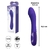 VIBRADOR Y ESTIMULADOR PUNTO G 30 VELOCIODADES PURPLE HERRT DE PRETTY LOVE