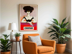 Quadro Poster Decorativo Cordial Campari Estilo Vintage - A3 na internet
