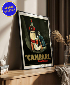Poster Vintage L'aperitivo Campari - Pronta Entrega na internet