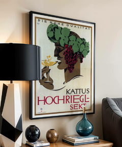 Poster Estilo Vintage Retro - Kattus Sekt na internet