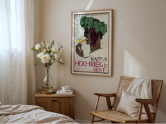 Poster Estilo Vintage Retro - Kattus Sekt - Evoé Vinhos - Loja de Vinhos e Acessórios