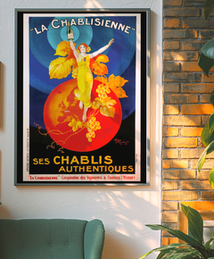Poster Estilo Vintage Retro - La Chablisienne - comprar online