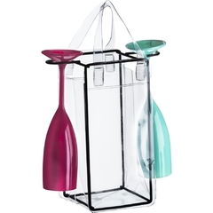 KIT ICE BAG SUPORTE ARAMADO + 2 TAÇAS DE ESPUMANTE - comprar online