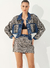 Jaqueta Jeans Detalhes Paetê