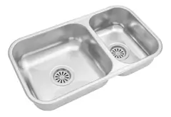 Pileta Bacha Acero Johnson Rr37 63 X 34 Cocina Doble Sopapa