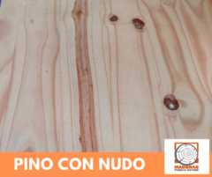 Tablero pino alistonado 1.22 x 3,05 mts 17mm espesor