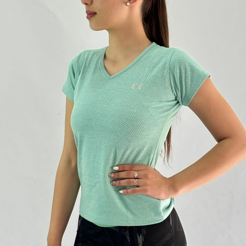 Remera Manga Corta Microperforada Dama