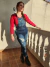 Macacão com destroyed Sol Jeans - loja online