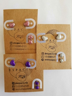 Aritos Corazón + Estrellitas