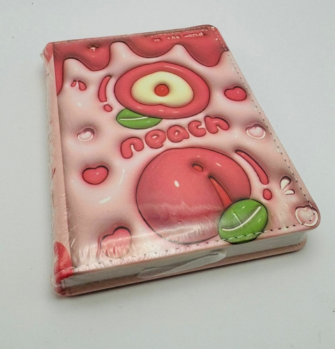 Caderno Capa Luxo Pêssego