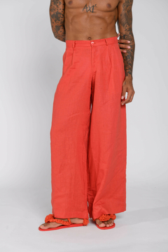 Calça Linen Chama na internet