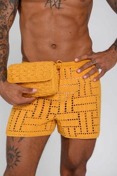 Short Mustard Labirintos - comprar online