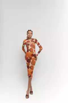 Dress Midi Tule Cabaça