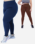 Kit 2 Legging Plus Size Flanelada Grossa Leg Cintura Suplex Alta Zero Transparência G1 G2 G3 G4 G5 - TOP VINTE