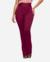 Imagem do Calça Legging Flare Feminina Wide Leg Bailarina Peluciada Cós Alto e Zero Transparente
