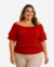 Imagem do Blusa Feminina Plus Size Moda Feminina Blusinha Manga Babadinho do G1 AO G3