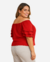 Blusa Feminina Plus Size Moda Feminina Blusinha Manga Babadinho do G1 AO G3