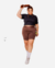 Short Feminino Legging Plus Size Suplex – Cós Alto | Com Bolso Porta Celular | Moda Fitness - TOP VINTE