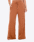 Calça Pantalona Feminina Canelada Com Bolso, Cordão e Elástico na Cintura - comprar online