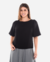 Blusa Feminina Manga Balonê Gola U com Abertura em Gota nas Costas - TOP VINTE