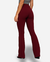 Calça Legging Flare em Malha Crepe – Cintura Alta | Zero Transparência - TOP VINTE