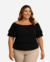 Blusa Feminina Plus Size Moda Feminina Blusinha Manga Babadinho do G1 AO G3 - TOP VINTE