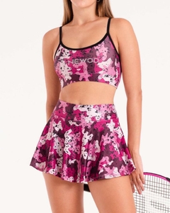 SHORT POLLERA ROSA