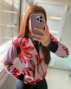 CAMPERA LYCRA FLOR
