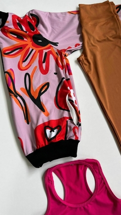 CAMPERA LYCRA FLOR - comprar online