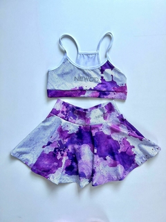 SET SHORT POLLERA + TOP - comprar online