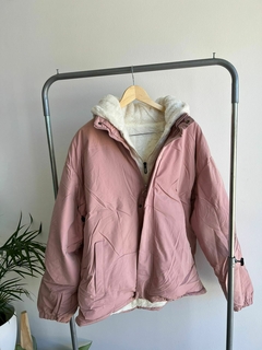 CAMPERÓN CON PIEL DOBLE CIERRE - tienda online