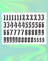Numbers Goth XL Basics