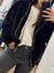 Campera de piel con cierre - tienda online