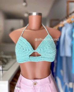 Top crochê - Amarração na internet