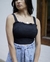 Cropped com babado