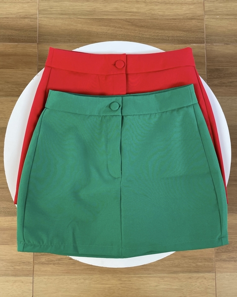 Short saia de alfaiataria