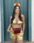Conjunto shortinho metalizado Dourado