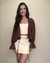 Bata boho chic com amarração frontal - Marsala - Find You Store - Roupas Femininas - Compre Online