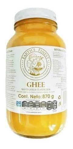 GHEE MANTEQUILLA CLARIFICADA 870 GR - EARTH’S FINEST