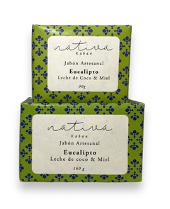 ARTISANAL EUCALYPTUS SOAP WITH COCONUT MILK AND HONEY - NATIVA