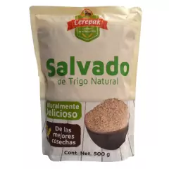 SALVADO NATURAL DE TRIGO 500 GR - CEREPAK