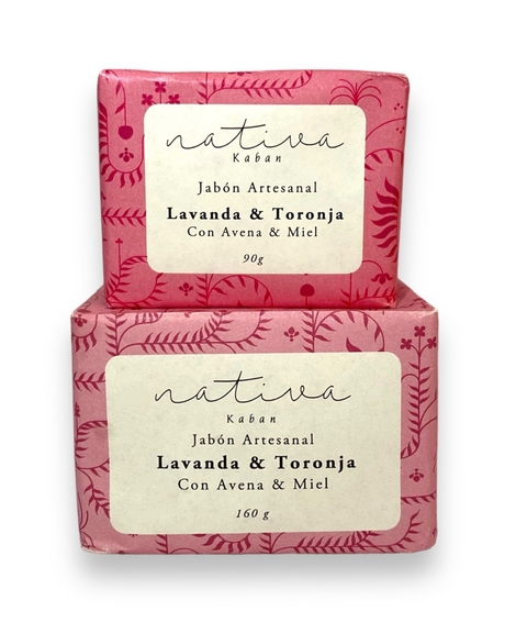ARTISANAL LAVENDER AND GRAPEFRUT SOAP WITH OATS AND HONEY - NATIVA