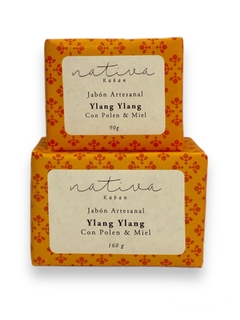 ARTISANAL YLANG YLANG SOAP WITH HONEY AND PPOLEN - NATIVA