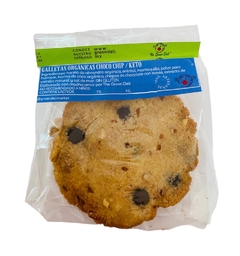 GALLETAS (3) DE ALMENDRA Y CHISPAS DE CHOCOLATE KETO Y GLUTEN FREE - THE GREEN DELI