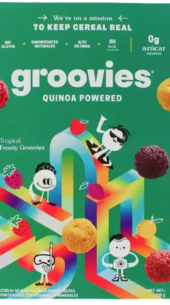 SUGAR FREE CORN AND QUINOA CEREAL FROOTY GROOVIES 250 G- GROOVIES