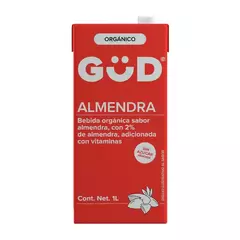 LECHE DE ALMENDRA ORGÁNICA SIN AZÚCAR 1 LT - GÜD
