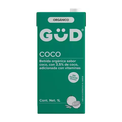 ORGANIC SUGAR FREE COCONUT MIL 1 LT - GÜD